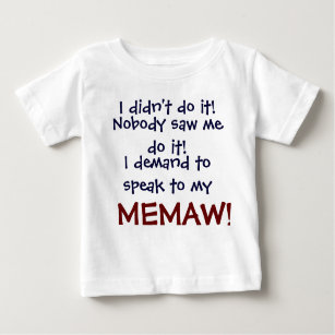 Camiseta De Bebé ¡Exijo hablar a mi MEMA! T-Shi del niño infantil