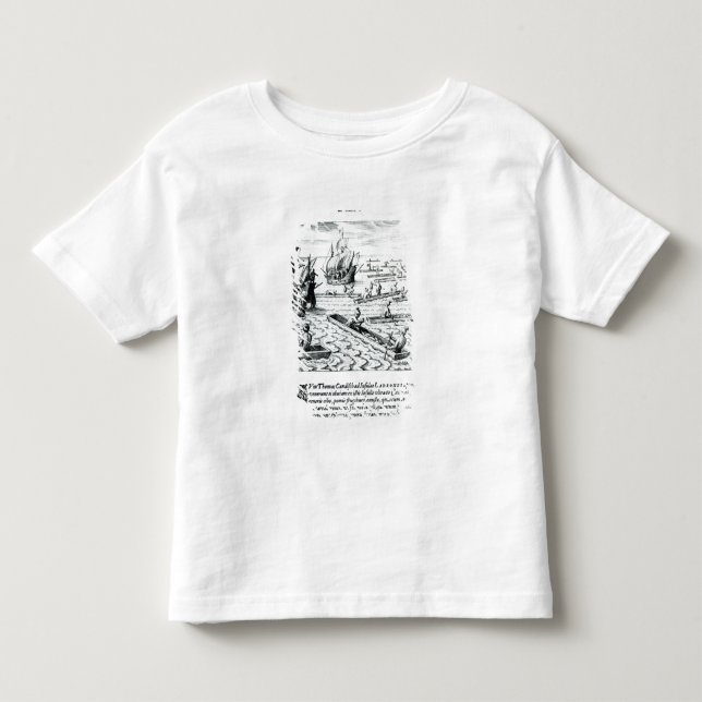 Camiseta De Bebé Expedición de Thomas Cavendish (Anverso)