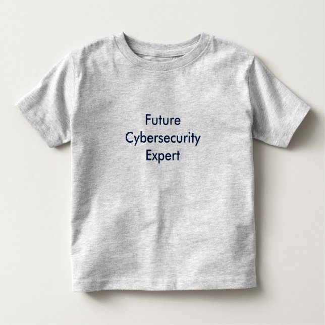 Camiseta De Bebé Experto cibernético futuro (Anverso)