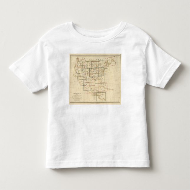 Camiseta De Bebé Explicación del mapa de índice de los Rótulos (Anverso)