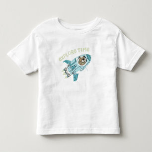 Camiseta De Bebé Explora el Tiempo" Oso Astronauta Cohete Espacial 