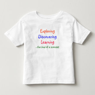 Camiseta De Bebé Exploración, descubrimiento, aprendiendo,….