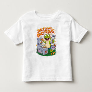 Camiseta De Bebé Explorador culinario: aventura de las ranas