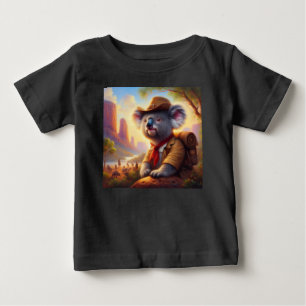 Camiseta De Bebé Explorador de Koala