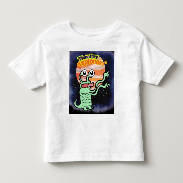 CAMISETA DE BEBÉ EXPLORADOR PLANETARIO (Anverso)