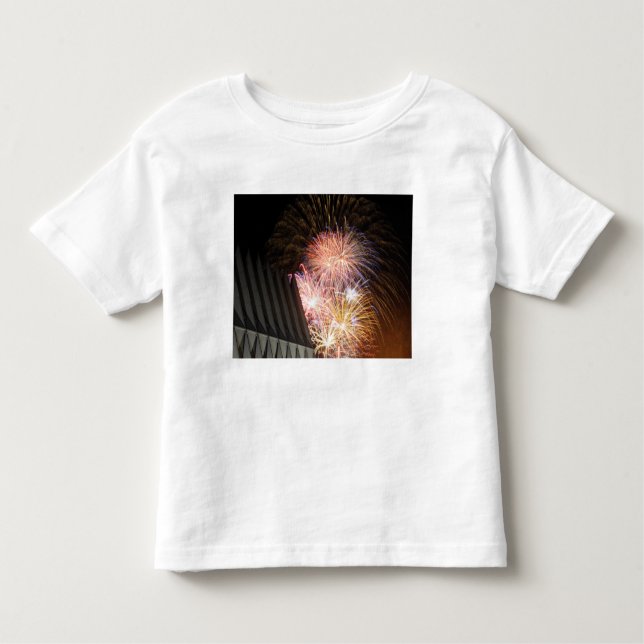 Camiseta De Bebé Explosión de fuegos artificiales (Anverso)