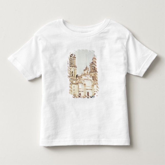 Camiseta De Bebé Exterior de la catedral de Ciudad de México (Anverso)