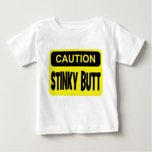 Camiseta De Bebé Extremo stinky de la precaución