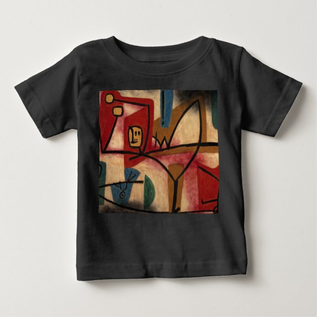 Camiseta De Bebé Exuberancia de Paul Klee (Anverso)