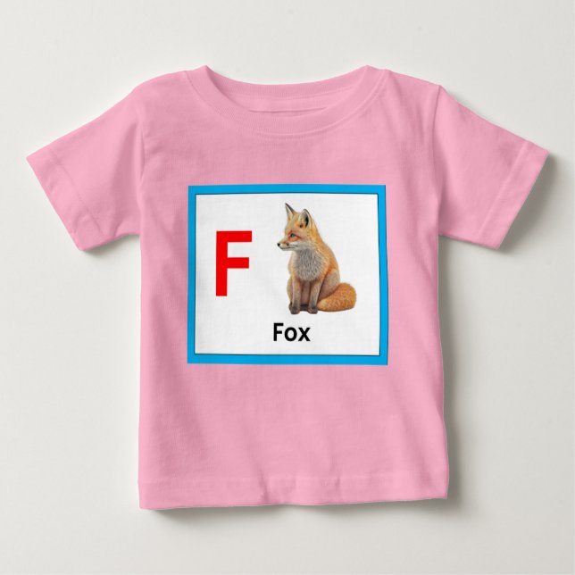 Camiseta De Bebé F es para Fox (Anverso)