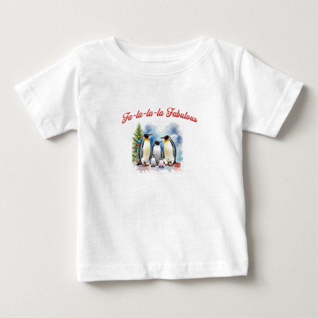 Camiseta De Bebé Fa la la fabuloso (Anverso)