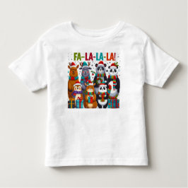 Camiseta De Bebé ¡Fa-La-La-La-Amigos! - Animales de Navidades Adora