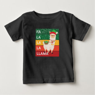 CAMISETA DE BEBÉ FA LA LA LLAMA