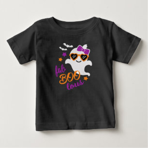 Camiseta De Bebé Fab Boo Lous Halloween Ghost
