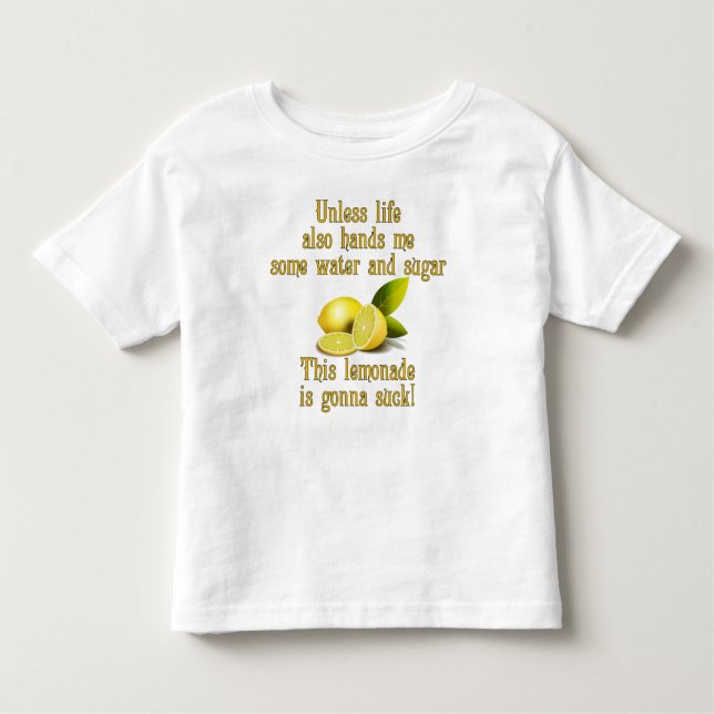 Camiseta De Bebé Fabricación de la limonada (Anverso)