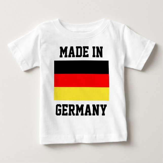 Camiseta De Bebé Fabricado en Alemania (Anverso)