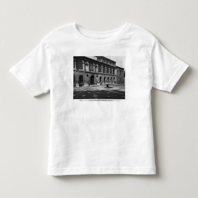 Camiseta De Bebé Fachada de la biblioteca (Anverso)