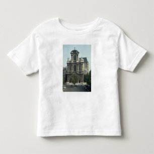 Camiseta De Bebé Fachada de la iglesia de Santo-Gervais