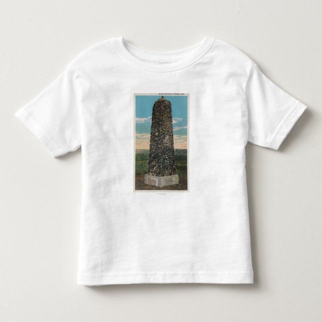Camiseta De Bebé Facturaciones, TA - vista del monumento de (Anverso)