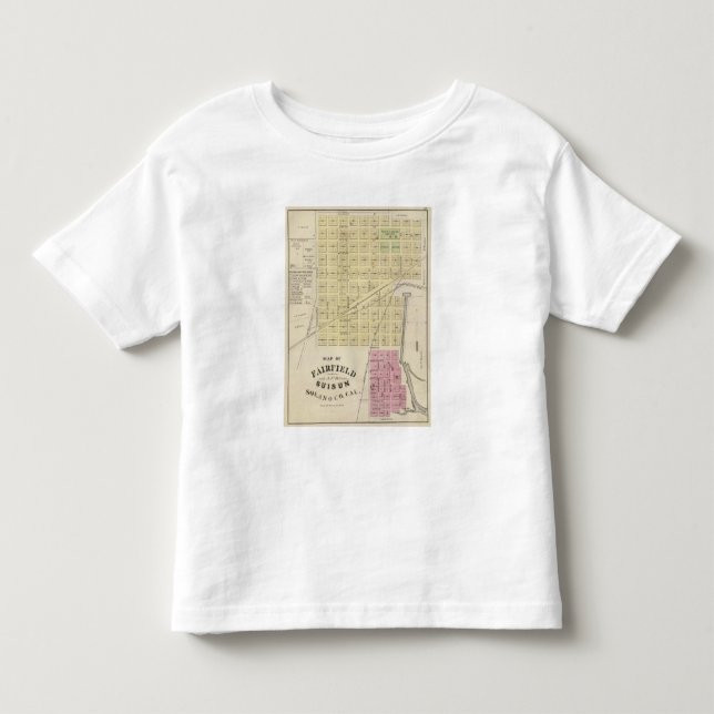 Camiseta De Bebé Fairfield, Suisun (Anverso)