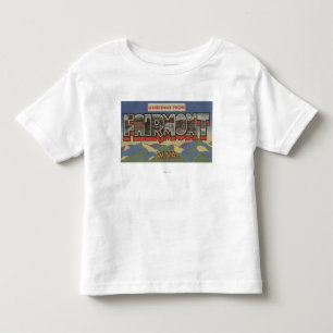 Camiseta De Bebé Fairmont, Virginia Occidental - escenas grandes de