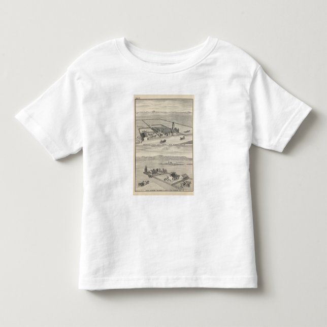 Camiseta De Bebé Fairview res, ranchos (Anverso)