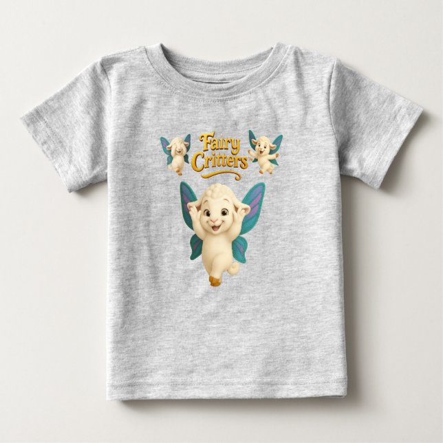 Camiseta De Bebé Fairy Critters™ Fairy Lamb (Anverso)