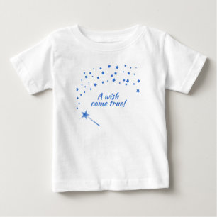 Camiseta De Bebé Fairy Wand & Stars, A Wish Come Verdadero