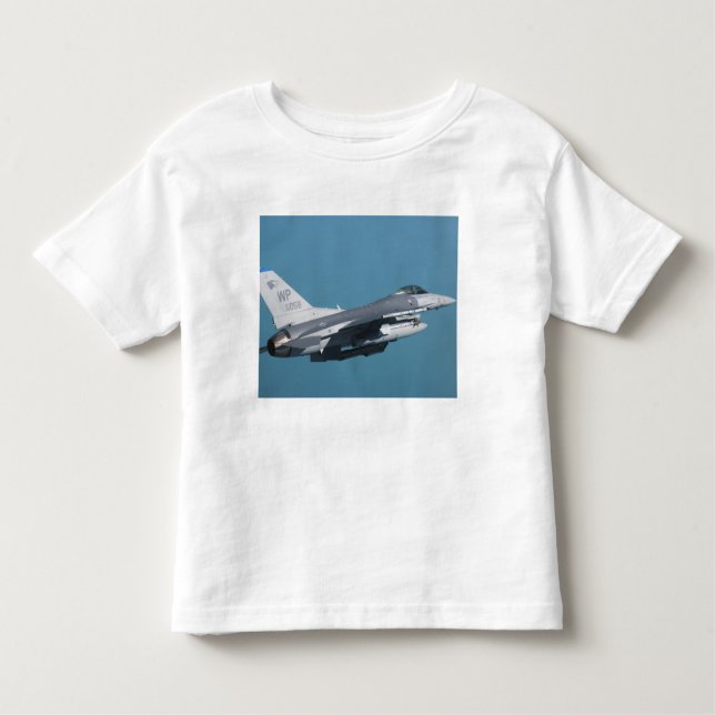 Camiseta De Bebé Falcon de combate F-16 en vuelo (Anverso)