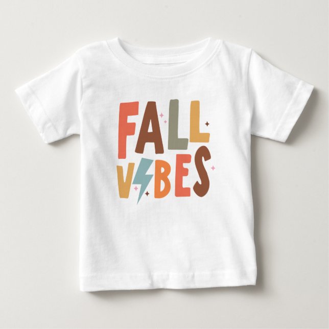 Camiseta De Bebé Fall Vibe (Anverso)
