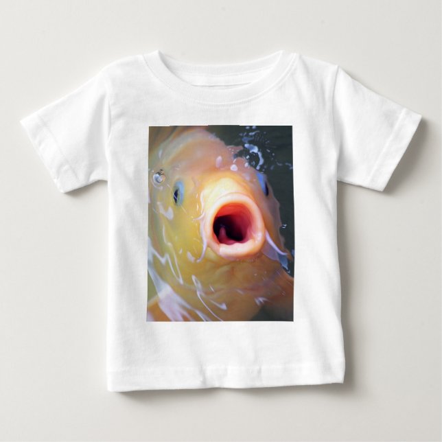 Camiseta De Bebé Falln Singing Ghost Koi (Anverso)