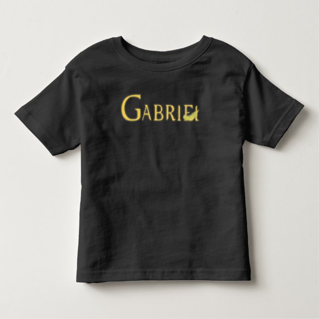 Camiseta De Bebé Fallo Archangel Gabriel Front and Back (Anverso)