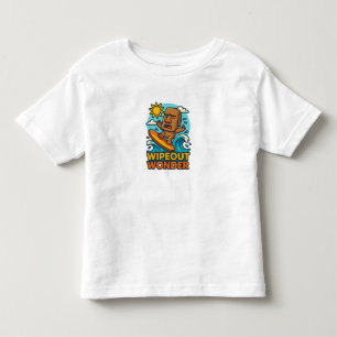 Camiseta De Bebé Fallo en la cicatriz de la Wipeout Moai Chibi