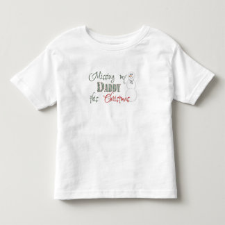 Camiseta De Bebé Faltando a mi papá este navidad