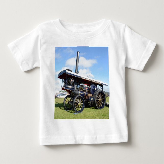 Camiseta De Bebé Fama de la máquina de tracción (Anverso)