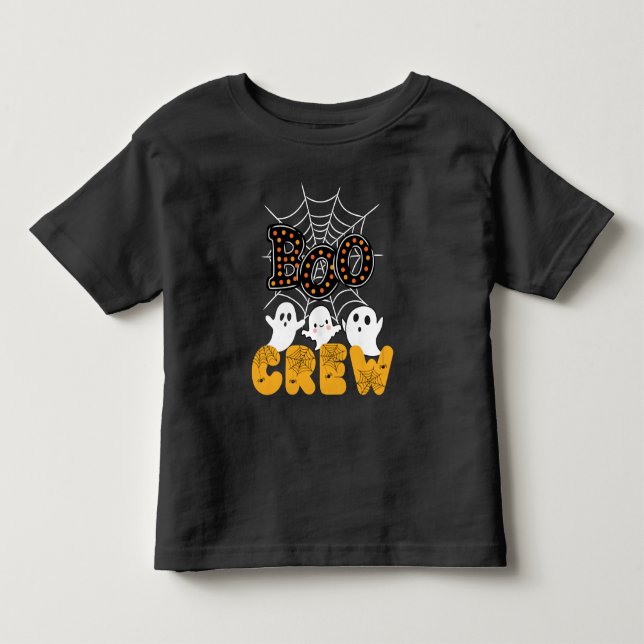 Camiseta De Bebé Familia Boo Crew coincidiendo Divertido Halloween (Anverso)