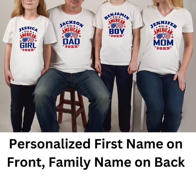 Camiseta De Bebé Familia coincidente 4 de julio Todos los chicos es (Subido por el creador)