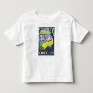 Camiseta De Bebé Familia de castores