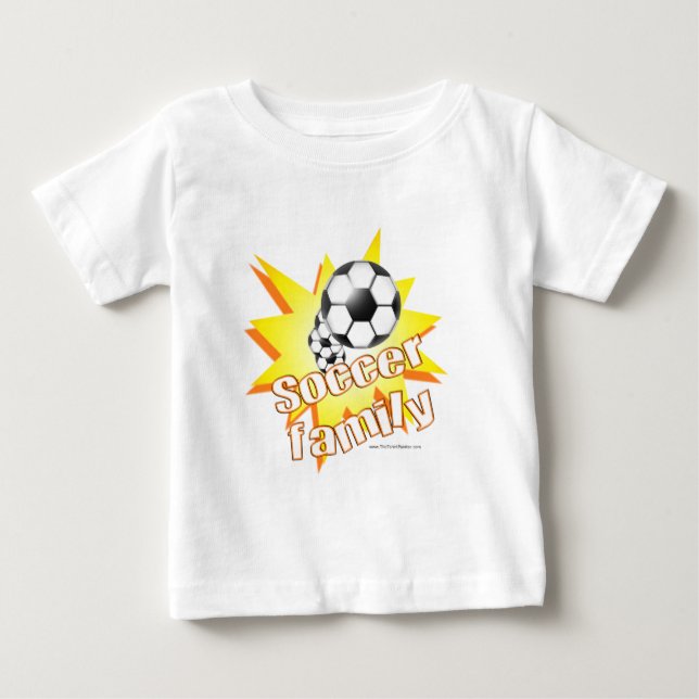 Camiseta De Bebé Familia de fútbol (Anverso)