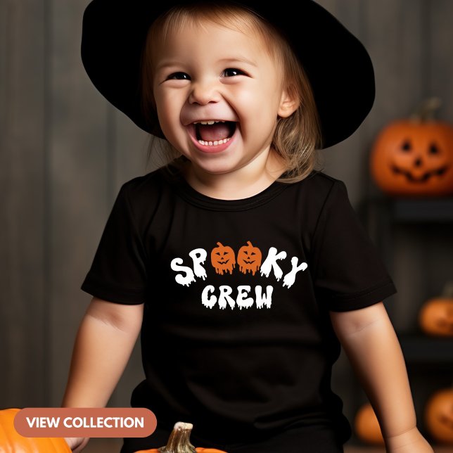 Camiseta De Bebé Familia de Halloween de Spooky Crew (Subido por el creador)