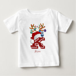 Camiseta De Bebé Familia de Navidades que coincidan con el nombre i