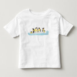Camiseta De Bebé Familia de pingüinos