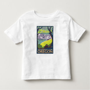 Camiseta De Bebé Familia del castor - campo del gobierno, Oregon