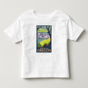 Camiseta De Bebé Familia del castor - el Dalles, Oregon
