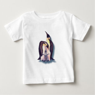 Camiseta De Bebé FAMILIA del PINGÜINO de SHARON SHARPE