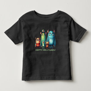 Camiseta De Bebé Familia Monster - ¡Feliz Halloween!