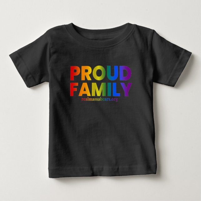 Camiseta De Bebé Familia Orgullosa, niño pequeño T-Shirt (Anverso)