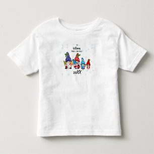 Camiseta De Bebé Familia Personalizada de la Familia Infantil Gnomé