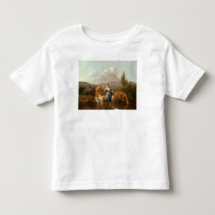 Camiseta De Bebé Familia santa en una corriente