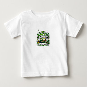 Camiseta De Bebé Familia Suerte Escuadrón Trébol Irlandés Día de Sa